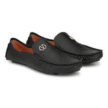 Brawo Black Casual Loafer Shoes for Men's, Boys