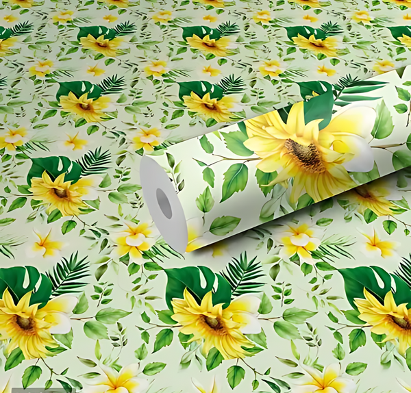 Wild Flower Style Wallpaper for Walls Extra Largae Size (300x40)cm