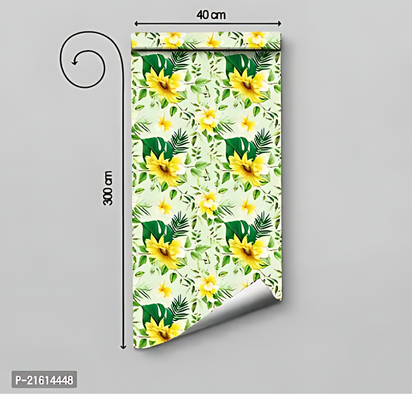 Wild Flower Style Wallpaper for Walls Extra Largae Size (300x40)cm